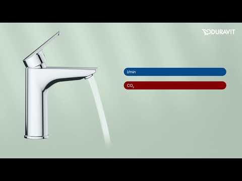 Duravit Minusflow sink faucet: Animation