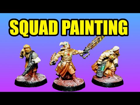 Batch Paint a Squad Efficiently | Ash Waste Nomads