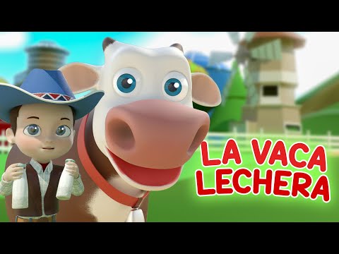 La Vaca Lechera  | Canciones infantiles del Rancho de Mi Abuelo  |  Vídeos Infantiles del Rancho