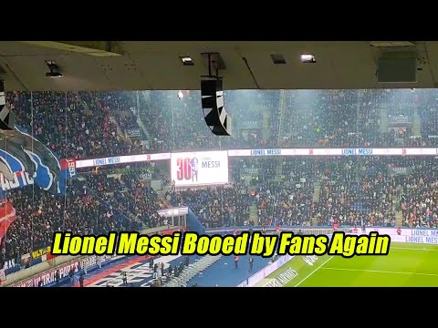 Lionel Messi Booed Again By PSG Fans vs Lyon - Thierry Henry and Manager Galtier React to it!