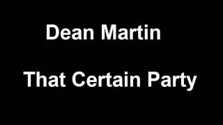 Dean Martin and Jerry Lewis - That Certain Party