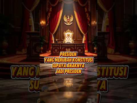 PRESIDEN YANG MERUBAH KONSTITUSI DEMI ANAKNYA #videoviral #beritaviral #presiden