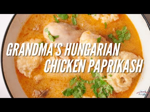 Grandma's Hungarian Chicken Paprikash Recipe
