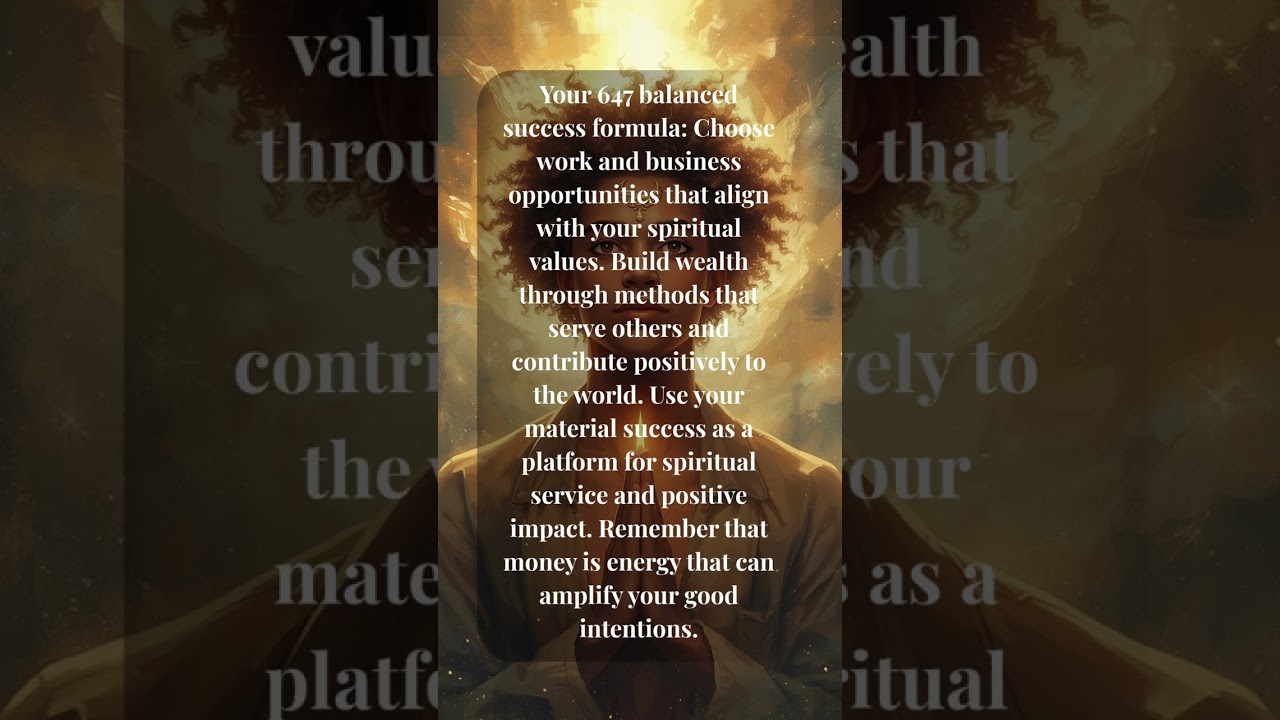 647 Angel Number: Balance Material Success with Spiritual Purpose!