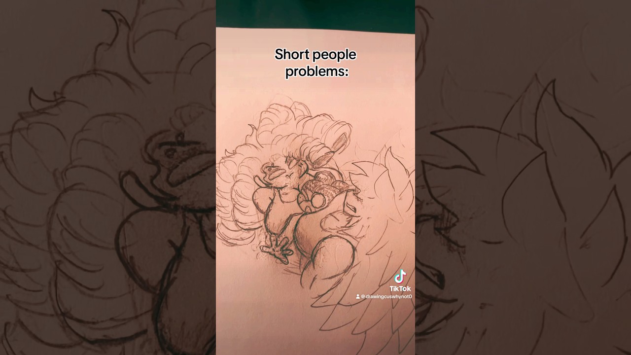 Short people problems prt 1 #draw #art #tiktok #drawing #shortgirl #animation #youtubeshorts