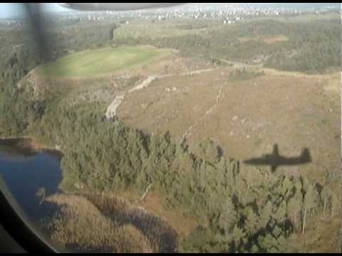 Landing at Haugesund Airport Norway (Music by Garry Heaney - Citatio [Armin van Buuren - asot 412])
