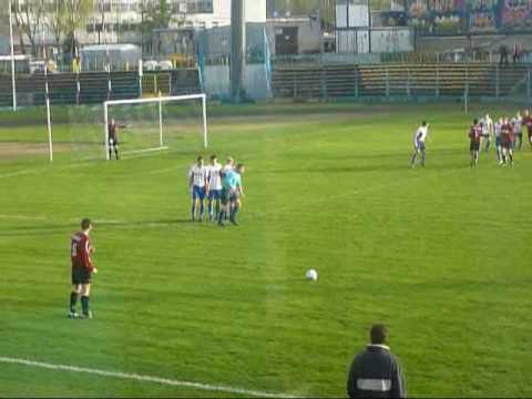 Bramki z meczu Włocłavia - Legia Chełmża (1:2)