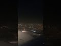 Cairo Airport night flight take off, 2200 hours