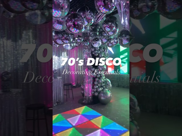 Vídeo relacionado con TOPJOWGA Fondo de Discoteca, Decoración de Fiesta Disco, Decoración Fiesta Años 70 80 Foto Prop Tela Fotomatón Fondo de Fotografía, Party Decorations de Fiesta Cumpleaños (A)