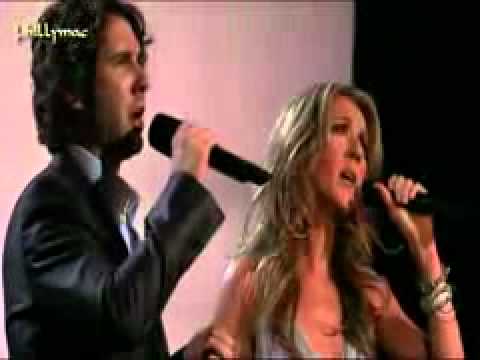 Celine Dion & Josh Groban Live "The Prayer" HD 720p