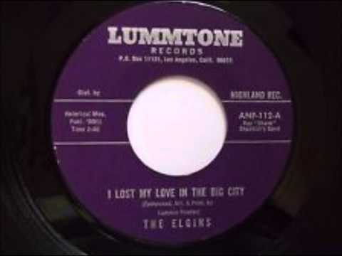 ELGINS - I LOST MY LOVE IN THE BIG CITY / FINALLY - LUMMTONE ANF- 112 - 1963