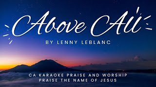 Above All [Karaoke with lyrics] - Praise and Worship Songs - Michael W. Smith