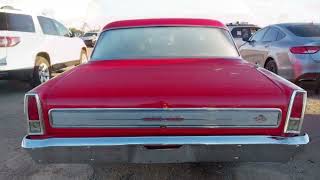 1966 Chevy Nova SS, Up for Auction at Copart