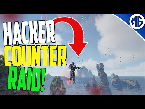 A HACKER COUNTERS OUR RAID! Ark: Official PvP
