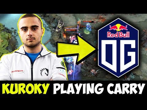 Liquid.Kuroky Playing As Carry For OG Vs Singularity | WePlay Tug of War: Radiant DOTA 2