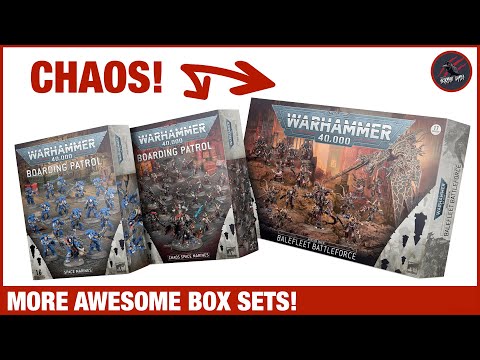 MORE NEW WARHAMMER 40K BOX SETS! Let's Take A Look At All The Contents - Chaos Space Marines