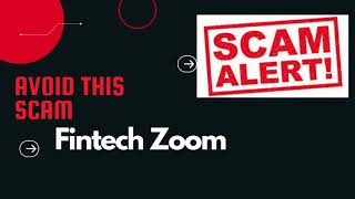 FintechZoom Review: DO NOT BE SCAMMED! Fintech Zoom Is Not A Trusted Broker, avoid them