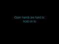 Open Hands • Ingrid Michaelson (feat. Trent Dabbs ...