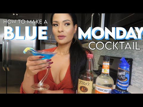HOW TO MAKE A BLUE MONDAY COCKTAIL | SIP LAUGH LOVE EP. 4