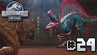 Spinosaurus VS T.rex! || Jurassic World - The Game - Ep 24 HD
