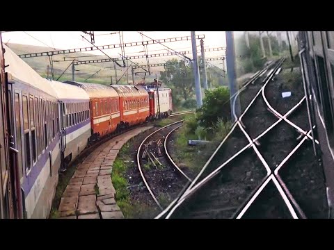 Traveling In Romania With IR 1631 Train from Mangalia to Oradea-Arrival in Cluj Napoca-2013