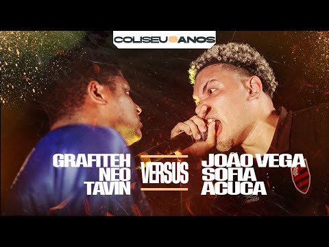 NEO, GRAFITEH (SP), TAVIN (SP) X JOÃO VEGA, SOFIA (SC) E ACUCA (PE) - 6 ANOS COLISEU