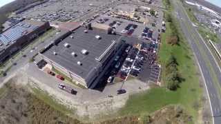 preview picture of video 'Tesla Supercharger - Hamilton Ceremony - 100th Supercharger - Aerial View'