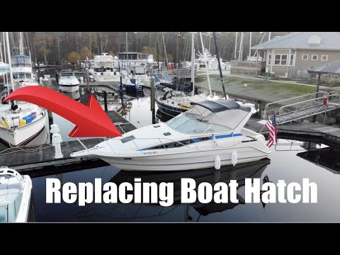 How to replace a Boat Hatch Window, Rebedding, Resealing
