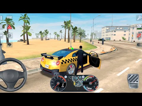 SPORT CAR TAXI CRAZY SPEED TURBO MODE - UBER SPORT FUNNY DRIVING | TAXI SIM 2020