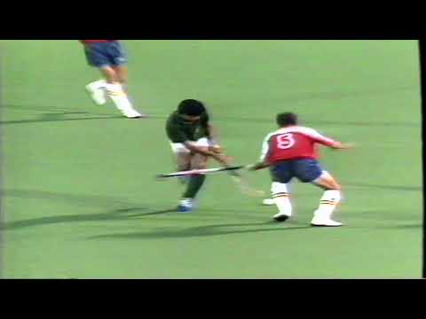 1992 Spain vs Pakistan Men's Field Hockey Tahir Zaman Jose Iglesias Shahbaz Jr Wasim Feroz 03 08 92