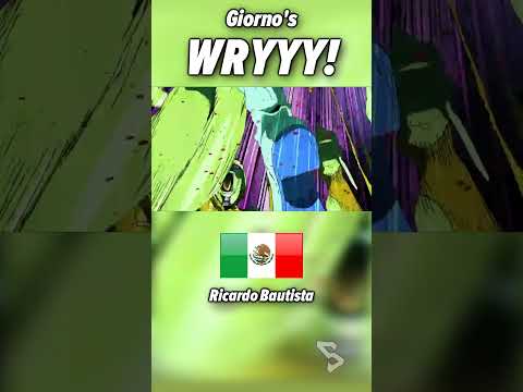 Giorno's WRRYYYYYYYY! In different languages  #jojosbizzareadventure #jjba #jojo #anime #jojolands