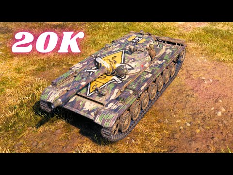 T-100 LT  20K Spot Damage & 18K assist World of Tanks Replays