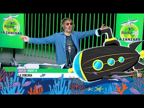 Tony da Milano canta "Black Submarine" - La Zanzara 4.7.2023