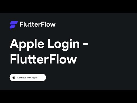 Apple Sign In | FlutterFlow Tutorial
