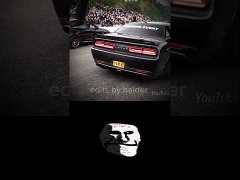 Muscle vs. Luxury: Dodge Challenger 💪vs. BMW🚗 in a Drag Race! 🏁 #caredits #jdmedit #trending #shorts