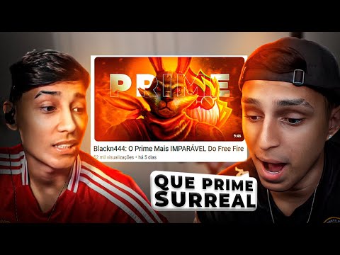 Nobru e Bak reagindo ao meu vídeo - Blackn444: O Prime Mais IMPARÁVEL Do Free Fire