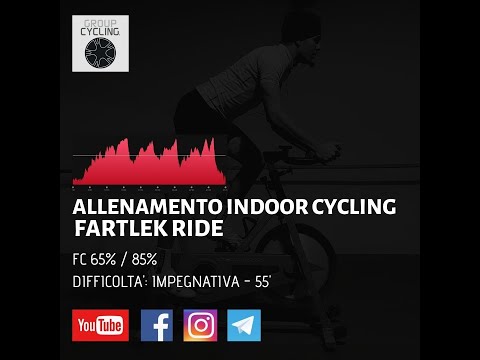 Allenamento Indoor Cycling N°36 - Fartlek Ride 55' - Allenamento specifico su spin bike