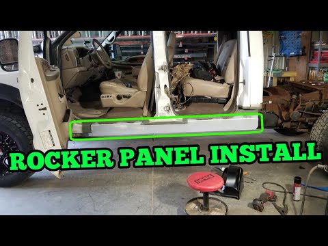 HUNTING TRUCK BUILD F250 Rocker Panel INSTALL! HOW-TO Part 4
