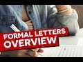 Formal Letter Writing
