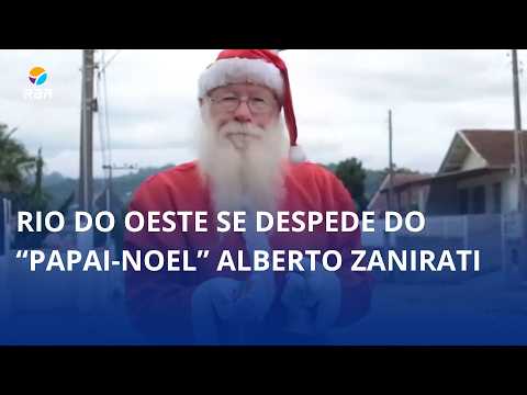 Rio do Oeste se despede do “Papai-Noel” Alberto Zanirati