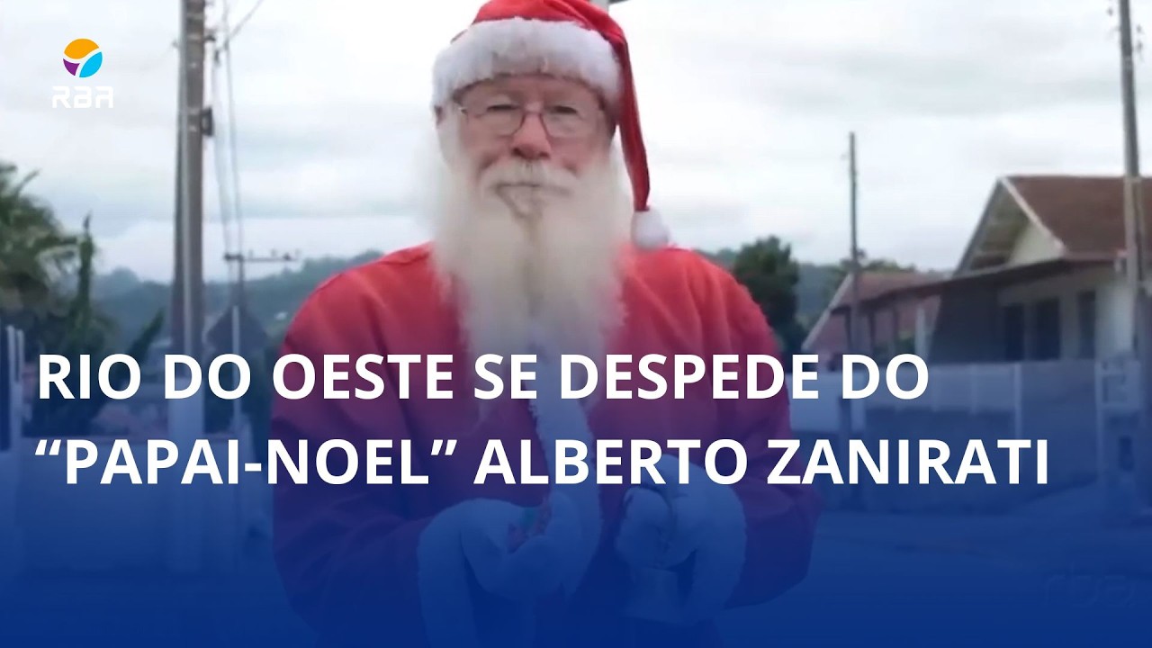Rio do Oeste se despede do “Papai-Noel” Alberto Zanirati