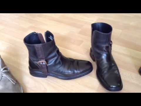 Boot collection: Solovair dealer, Clarks dessert, Rockport