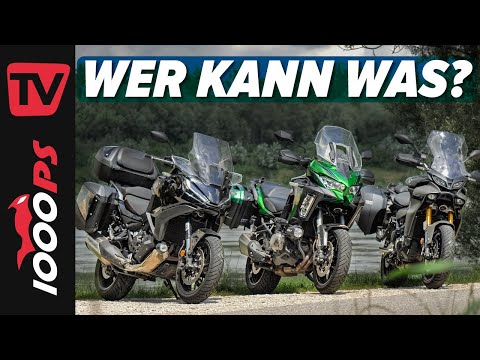 Reisen auf Japanisch! Vergleichs-Test Honda NT1100 - Yamaha Tracer 9 GT - Kawasaki Versys 1000 SE