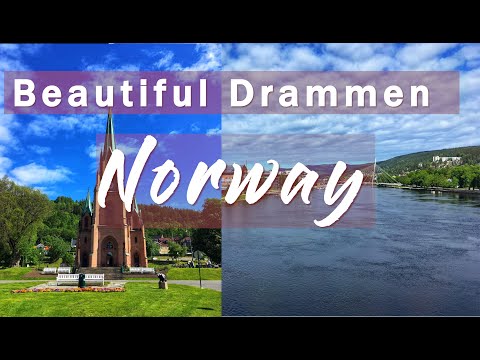 Walking in Drammen, Norway 2019