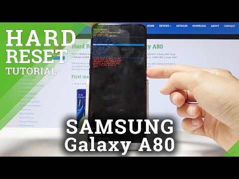 How to Hard Reset Samsung Galaxy A80 - Unlock Fingerprint by Recovery Mode