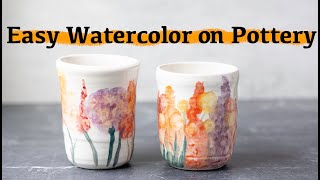 Quiet Painting on Pottery