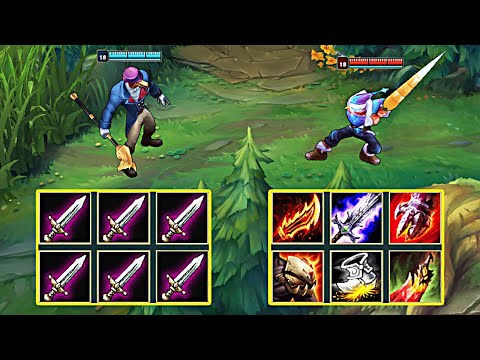 6x DORAN'S BLADE NASUS vs MASTER YI FULL BUILD FIGHTS & Best Moments!