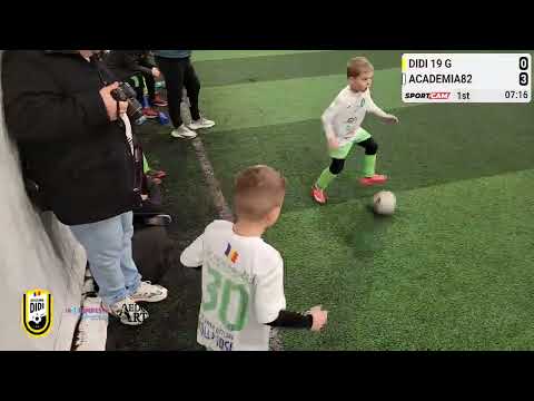 2025-11-29 Academia Didi 2019 galben - Academia 82 Iasi 1-18 (meci 3 din 4, grupe Pumas Winter Cup)