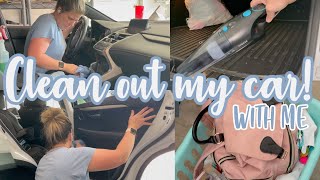 CLEAN OUT MY CAR WITH ME  | AIRSEE HANDHELD VACUUM CLEANER REVIEW | CLEANING MOTIVATION FOR YOU