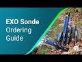 EXO Sonde Ordering Guide